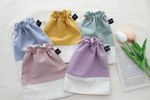 마카롱 이니셜 스트링파우치