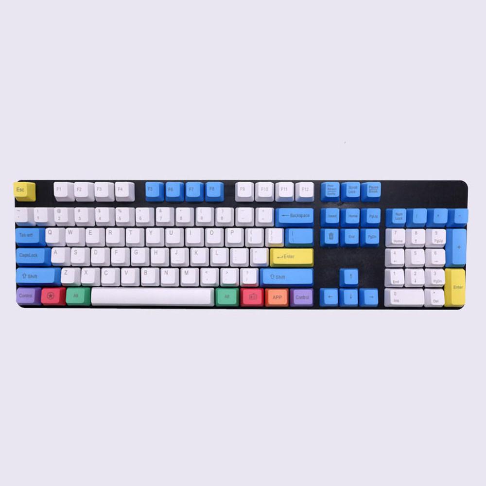 OEM 프로파일 PBT 108키 키보드 키캡 분필 정각