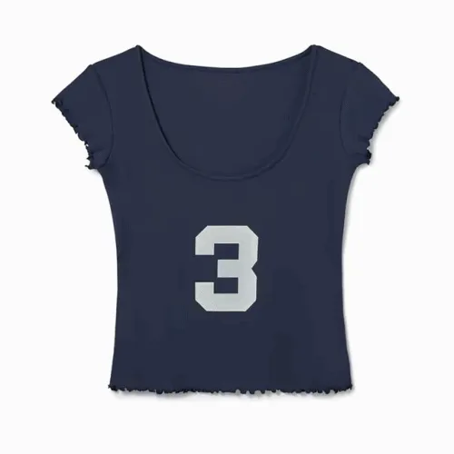 (2color) 3프린팅 물결 반팔 티셔츠