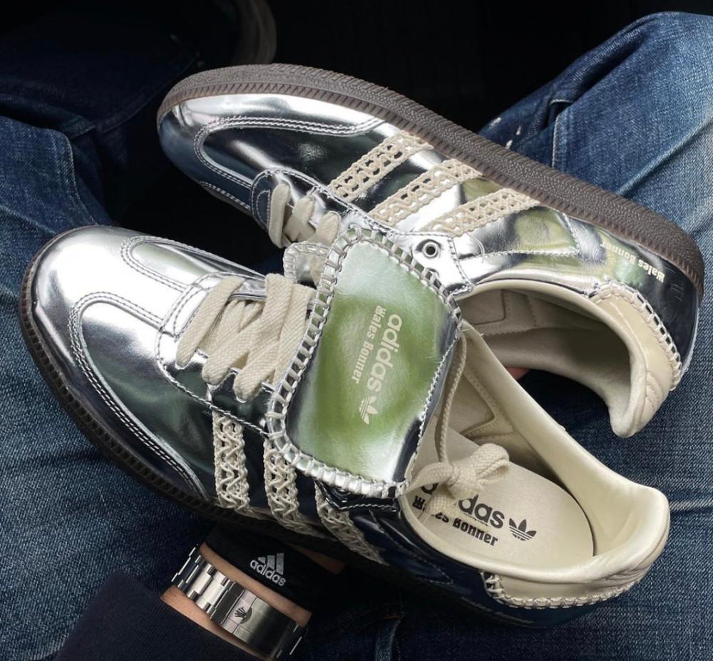 아디다스 웨일스 보너 삼바 실버 adidas Samba Wales Bonner Silver