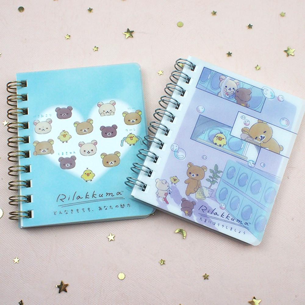 리락쿠마 미니 스프링노트 미니수첩 : 아이 조아