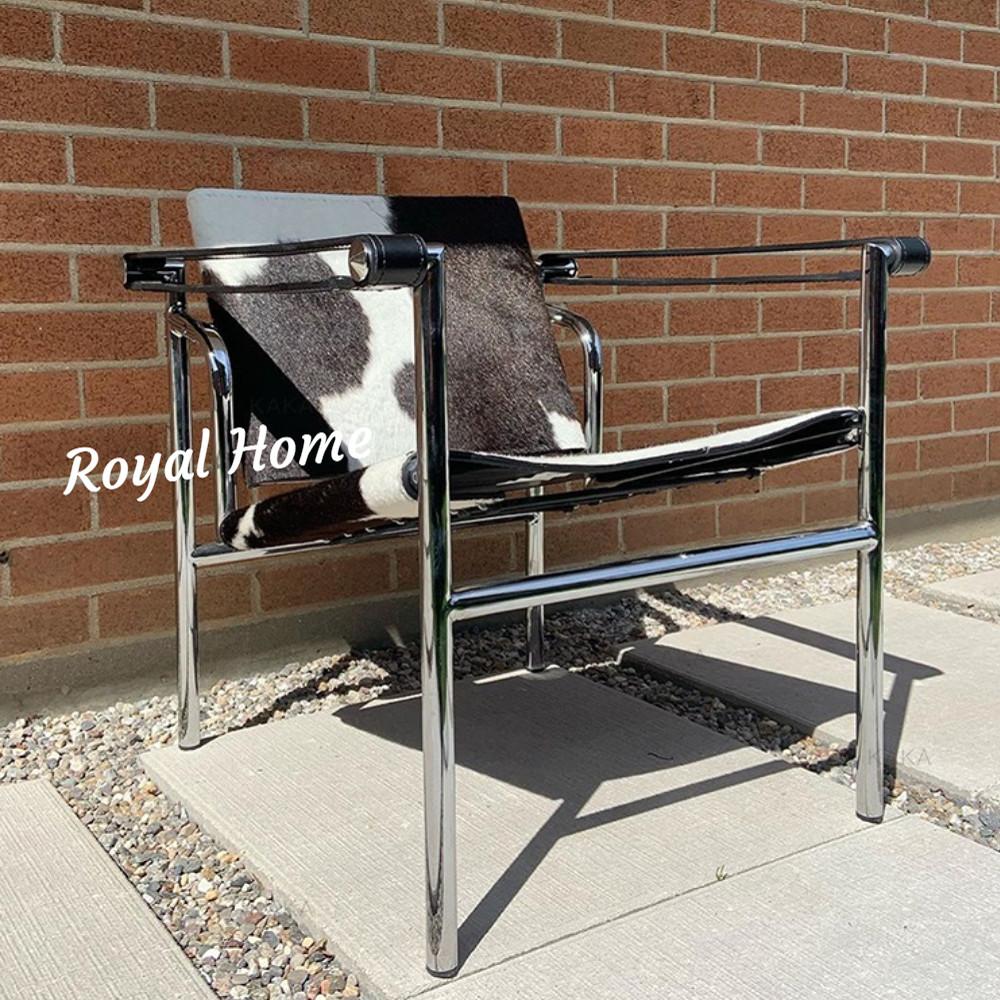 르코르뷔지에 LC1 라운지체어 르꼬르뷔지에 1인암체어 경수진의자 [송치]