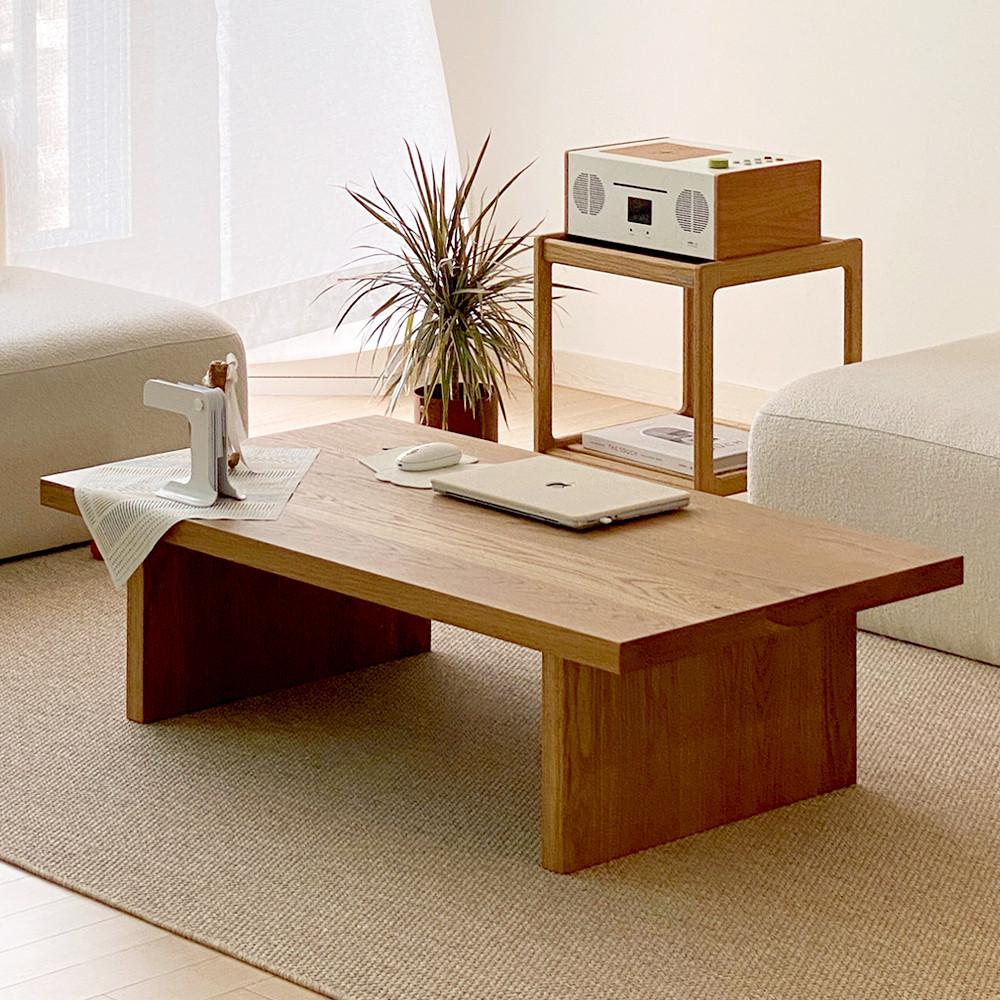 라 포레스트 화이트 오크 원목 포레 소파 테이블 거실 좌식