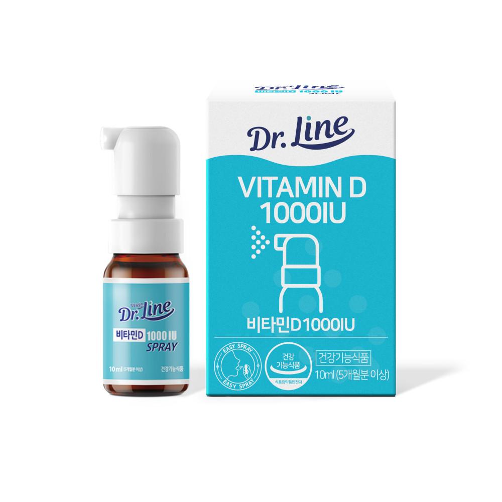 닥터라인 비타민D 1000IU  액상 스프레이 10ml