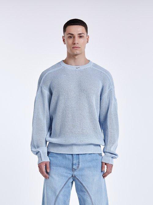 Lining logo knit - Sky blue