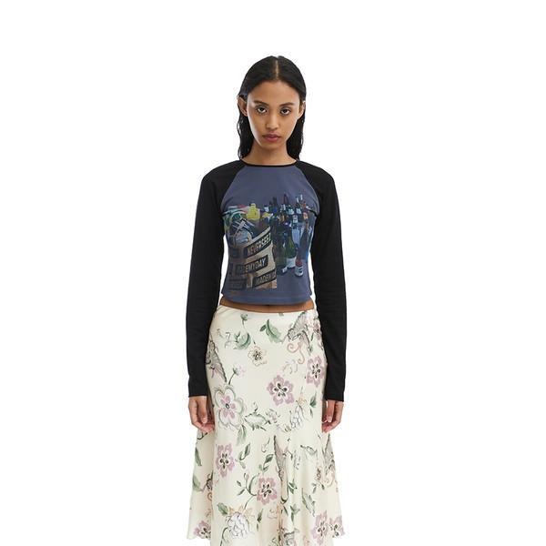 Floral Long Skirt
