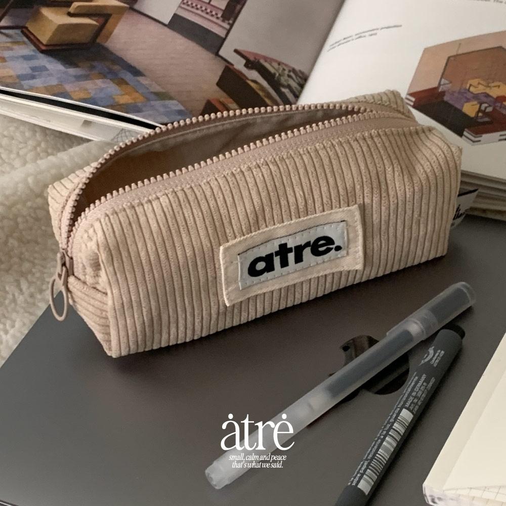 Lykke pencil case_corduroy ivory