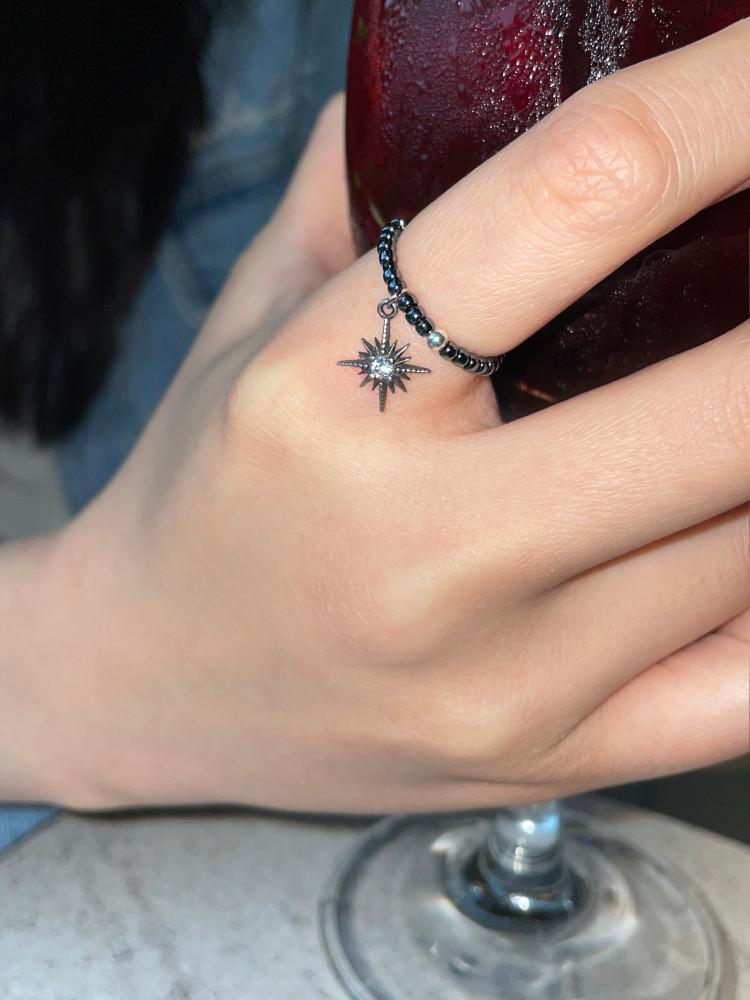 Dark Stella Ring 비즈반지