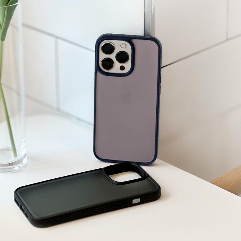 아이폰13시리즈 매트 시스루 케이스