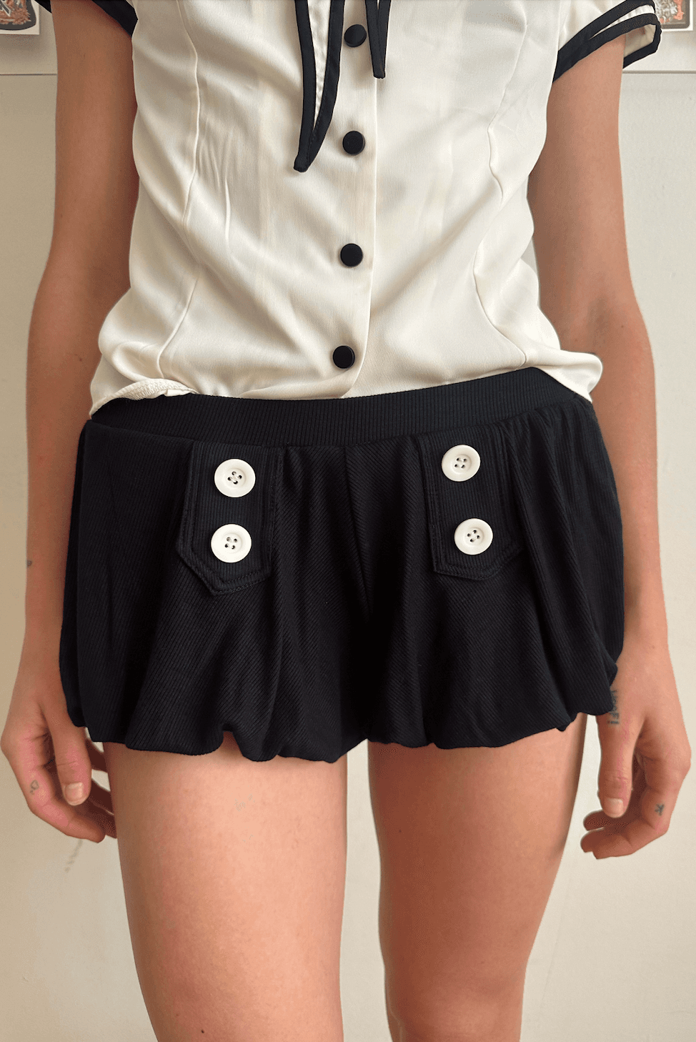 Sailor Bloomer Shorts Noir Pre Order