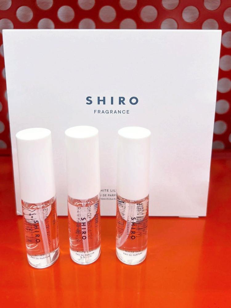 SHIRO 레이어드 오드 퍼퓸 3종세트 10gx3 (사봉/화이트릴리/화이트티)