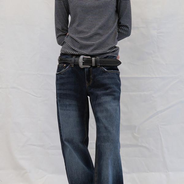 [2/3 순차출고] Vintage Washed Low Rise Denim (Denim/3size)