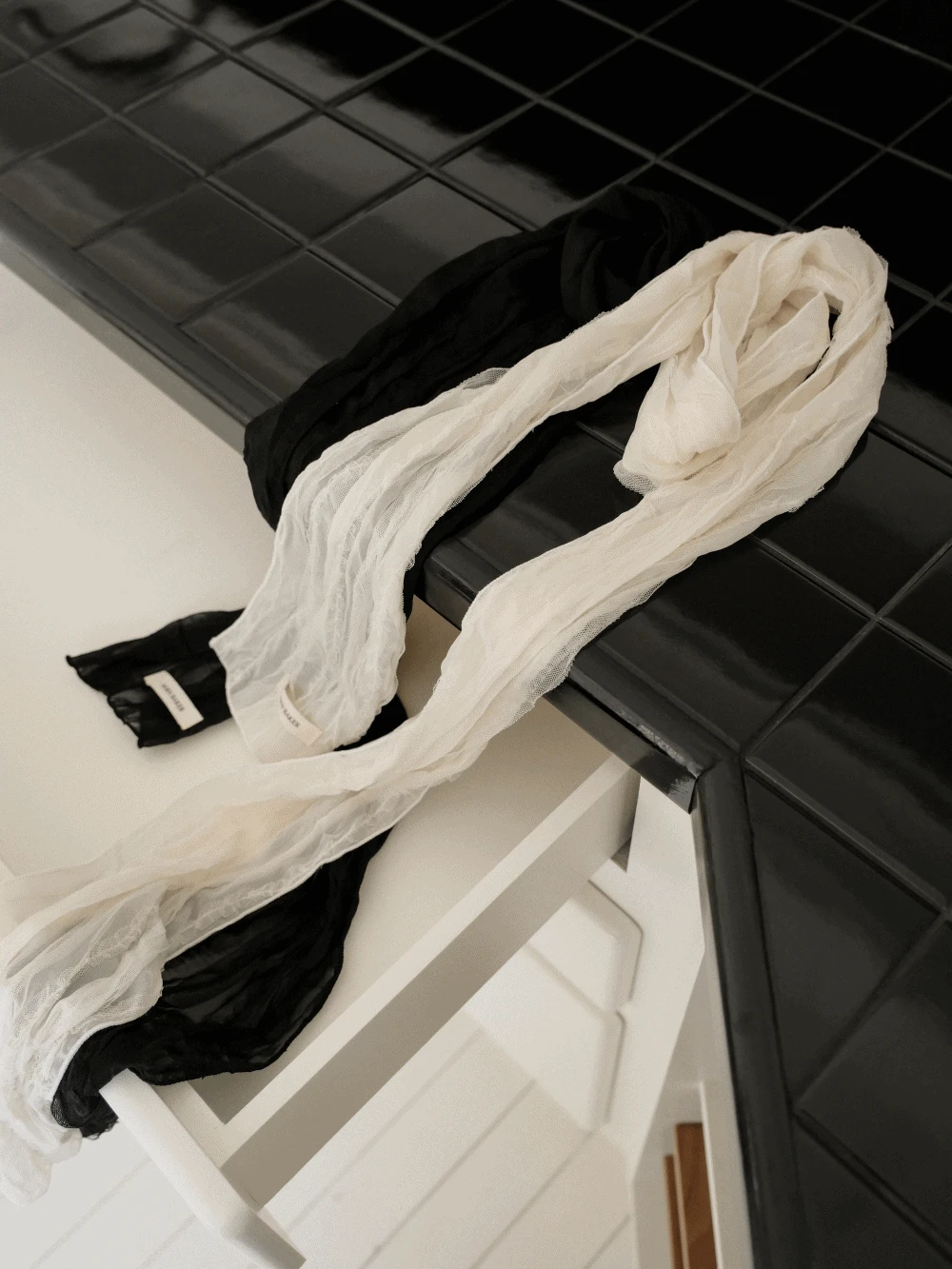 첼라 레이스 머플러 스카프_Cela muffler