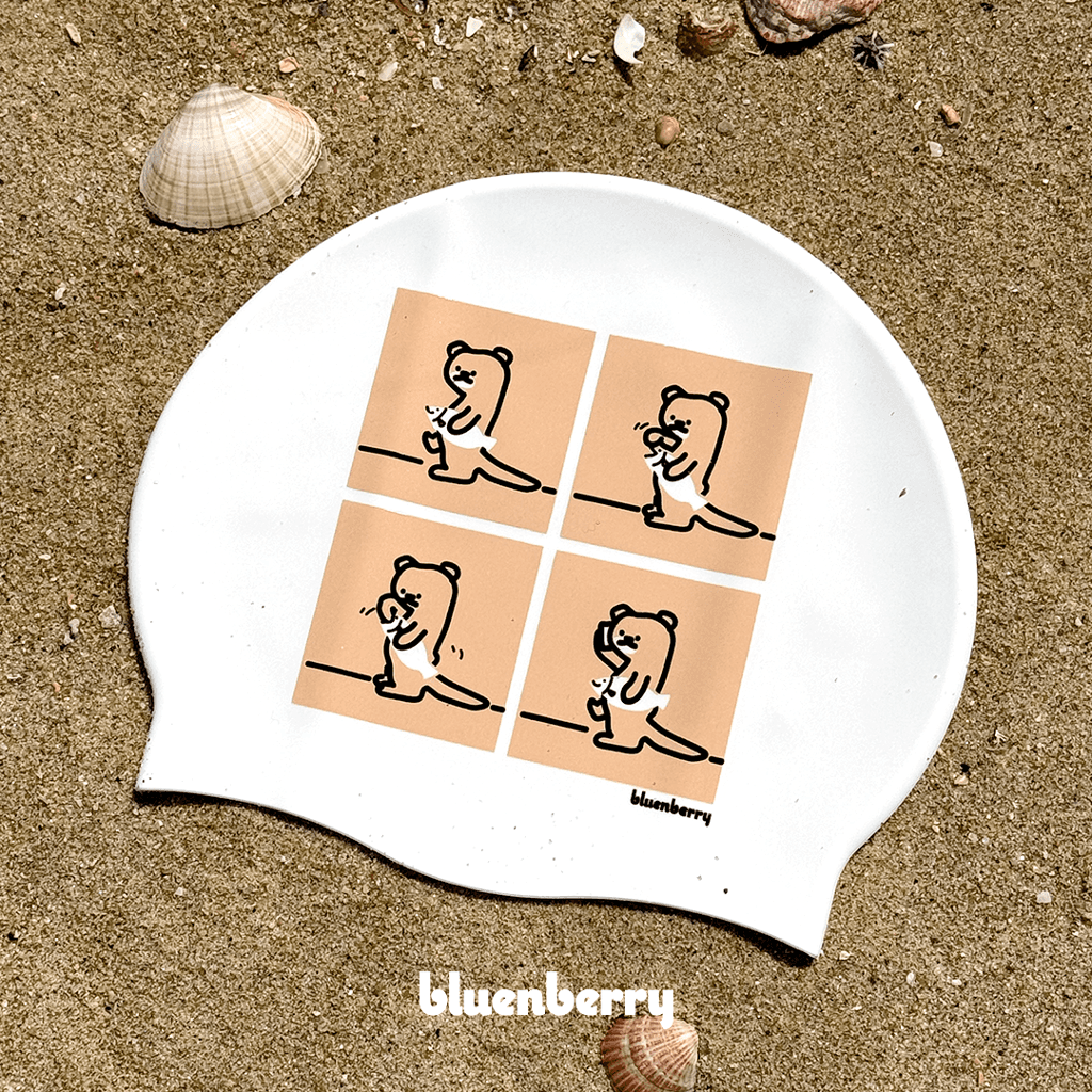BB Swim Cap / Hello (Beige)