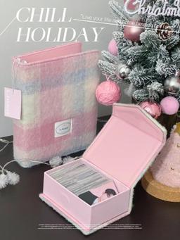 수심 Pink Mood Binder 핑크 무드 바인더 콜렉트북 3인치 포카 보관함 다이어리