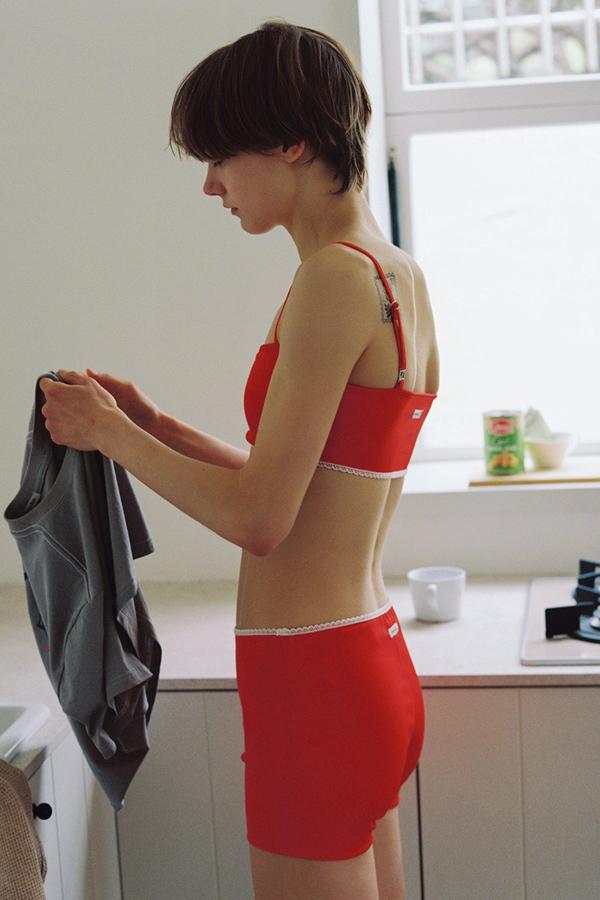 LACE BIKINI_RED