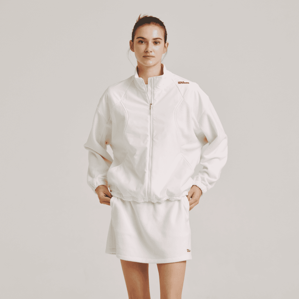 에이스 커브 플리스 자켓 W - S / 오프화이트