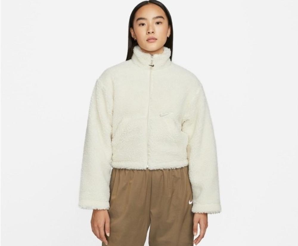 나이키 우먼스 스우시 바람막이 셰르파 퍼 자켓 CU6640-238 (DM1764-238)