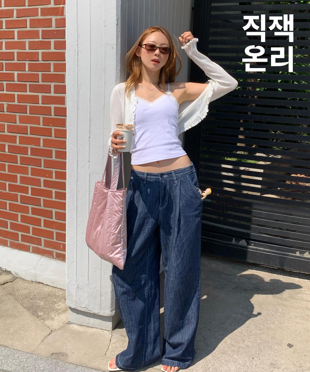 컴포트랩 [젤라비'pick] 에르고핏 에어코튼 트리밍 브이넥 나시탑