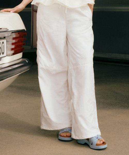 [노아] 리본 웨지 샌들 - 2color