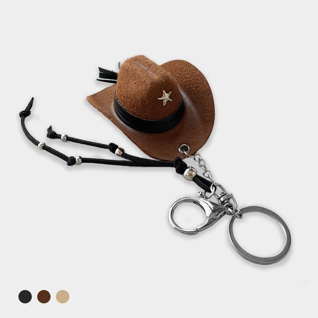 Cowboy Star Tassle Keychain