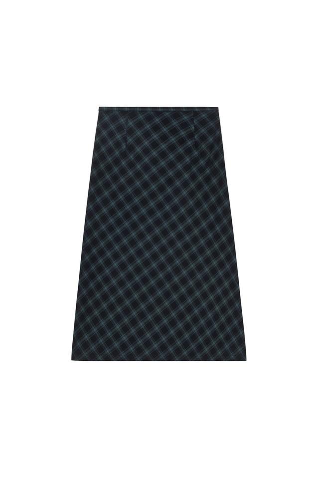 vintage check skirt