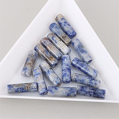[5-8300-10] 원석(원통/통과형) 4x13mm 남점석 (S) [반줄(13개),1줄(26개)]