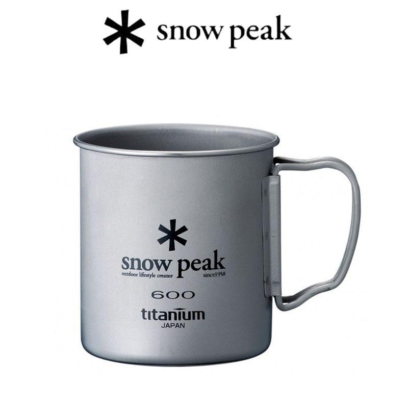 스노우피크 티탄 싱글 머그 600 R 티타늄 컵 MG-044R