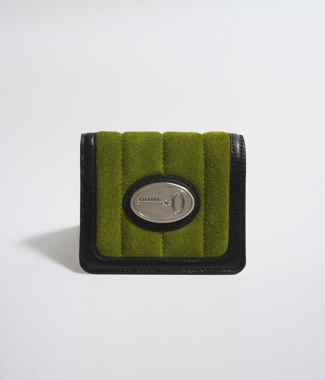 [release] Baguette wallet _Suede Green