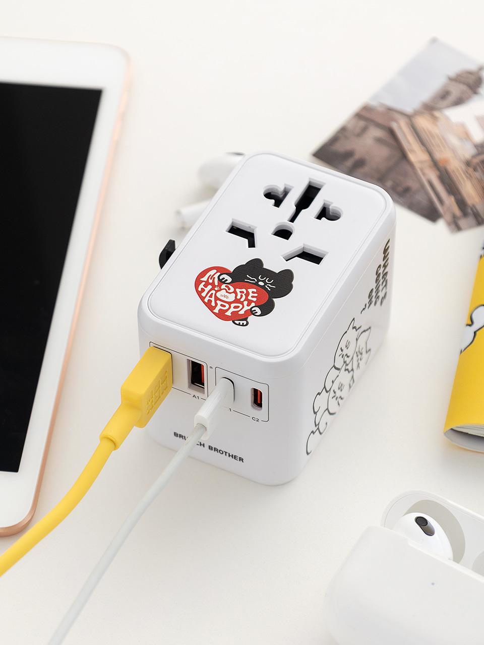 Brunch Brother 여행용 멀티 어댑터 65W