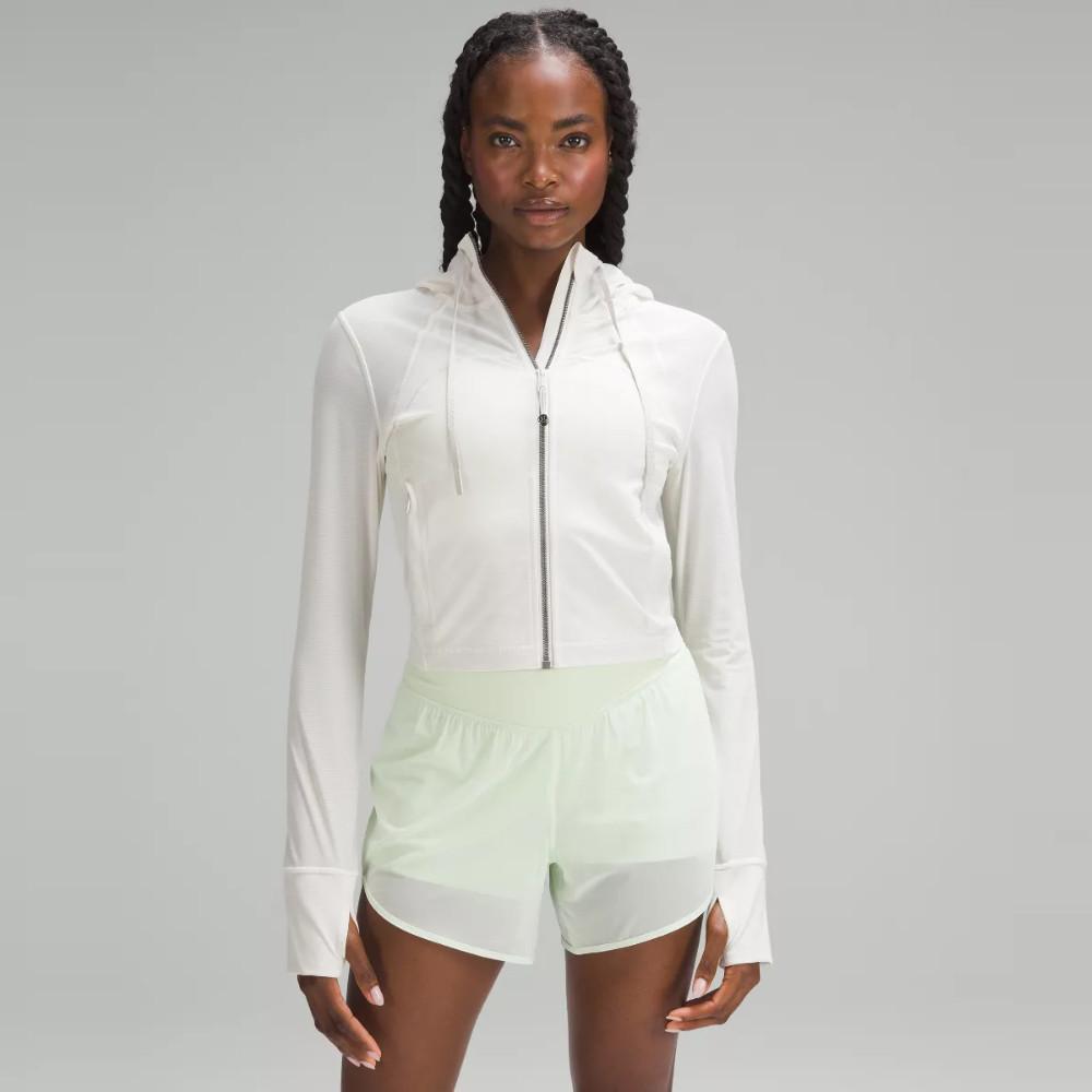 룰루레몬 메쉬 후드 디파인 크롭 재킷 Cropped Define Jacket 요가복 상의