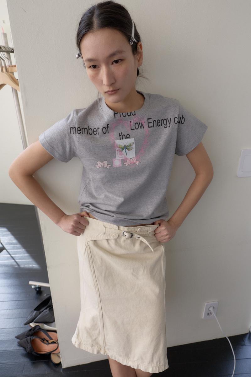 low energy club t-shirt_ melange