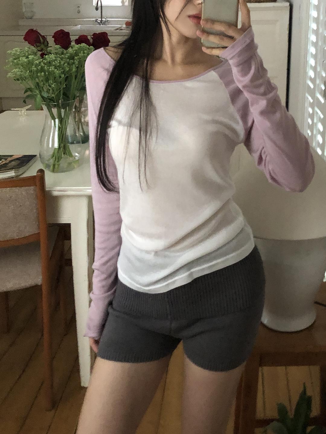 Sheer Raglan T (4color)