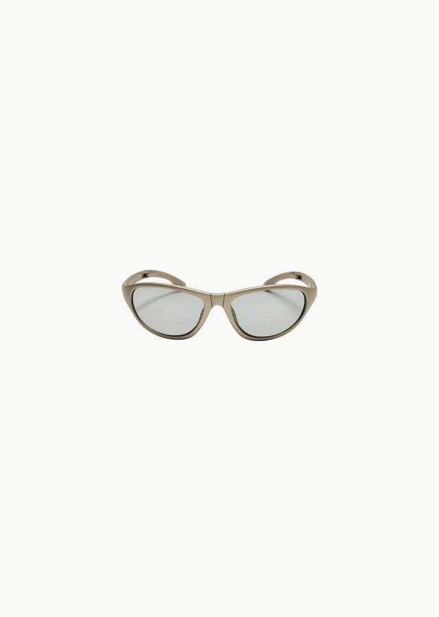 polarized trekking glasses, silver/light grey