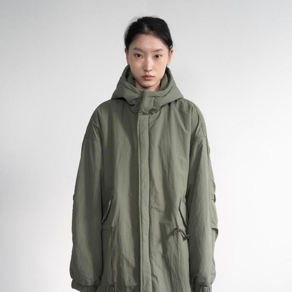 956 Curly Safari Hooded Jumper (Khaki)