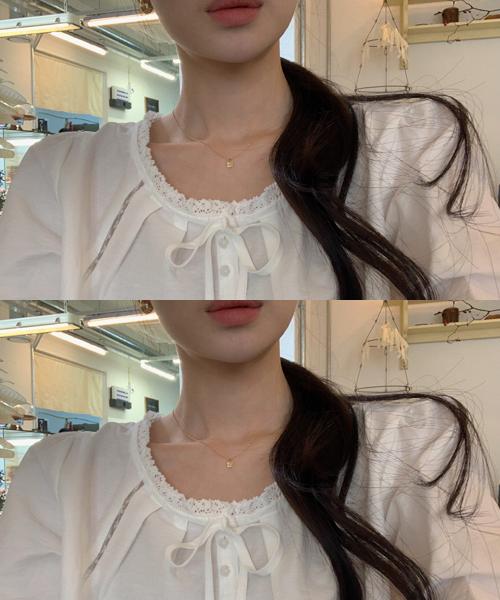 미뉴에트 [라벤더 당일출고] Kutter blouse (2color)
