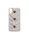 Heart button knit case