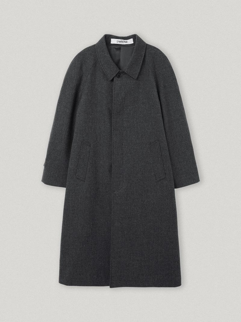 Luiban Charcoal Wool Coat