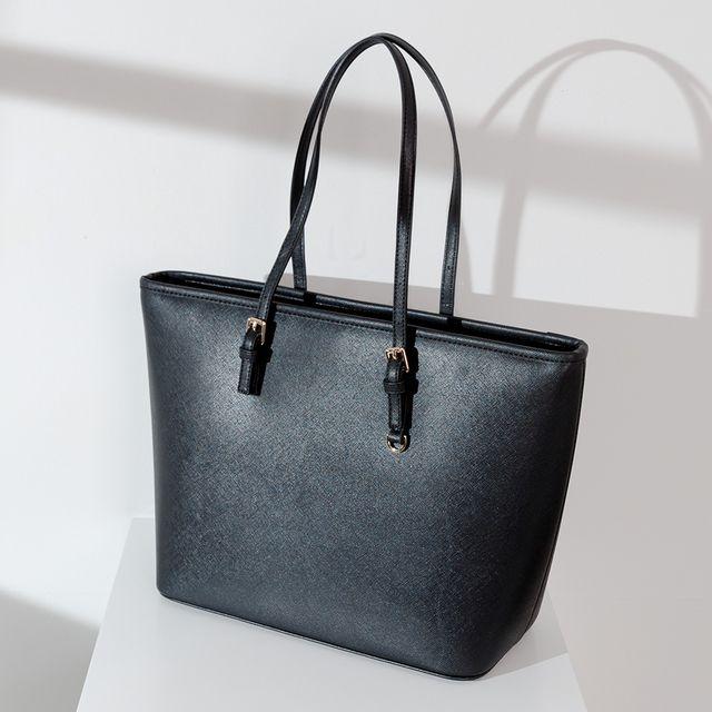 [주문폭주] 사피아노 가죽 심플 지퍼 쇼퍼백 큰가방 숄더백 빅백 여대생가방 여자대학생가방