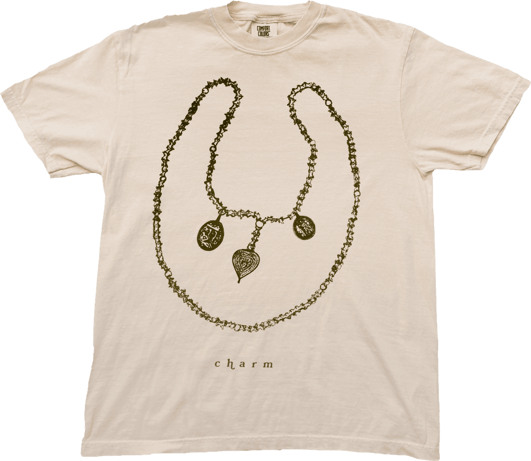 Charm Necklace Tee (Ivory)