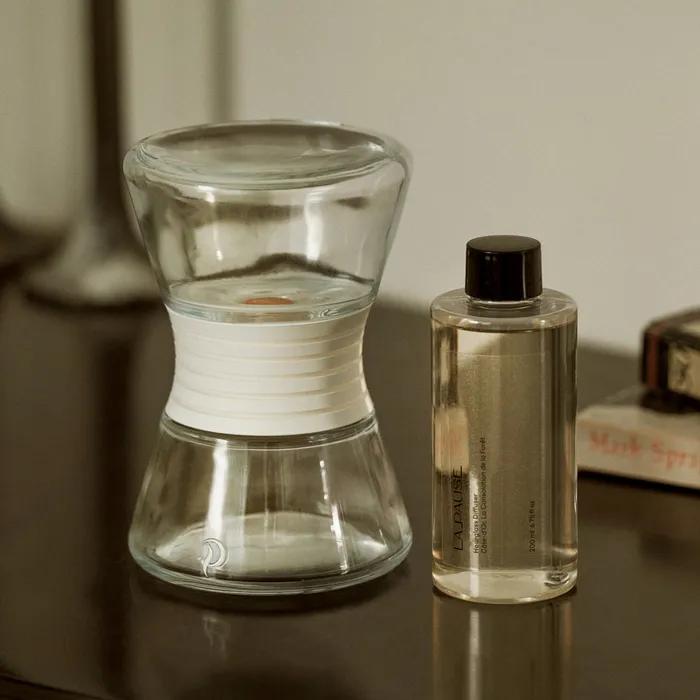 모래시계 아워글래스 디퓨저 2 - 리브래리 (한 낮의 도서관, 정원의 나무, 오래된 서적)