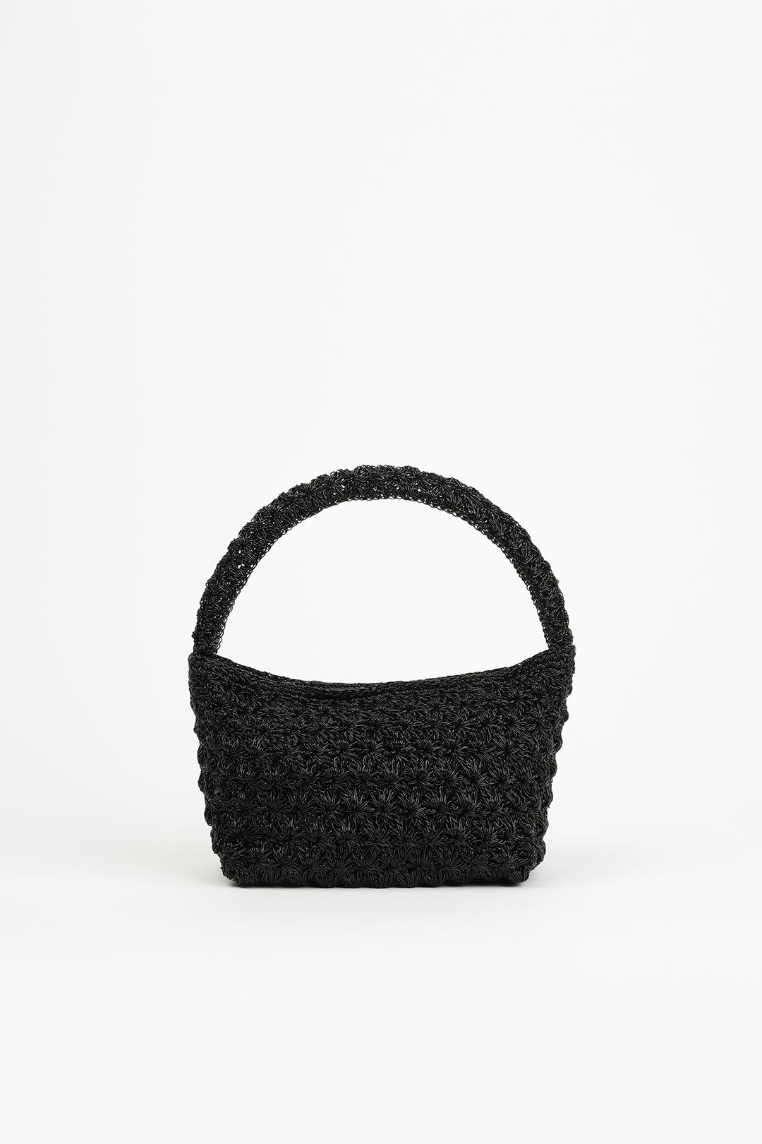 [10TH] SQUARE KNIT MINI BLACK