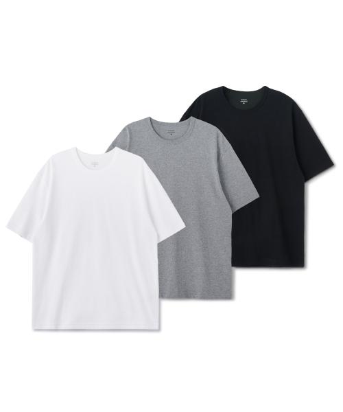 릴렉스 핏 크루 넥 티셔츠 2팩