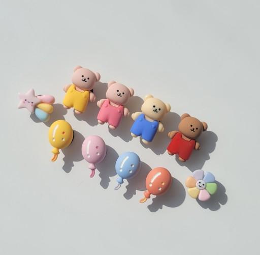 당일무배🎈풍선 곰돌이 크록스 지비츠세트 자비츠