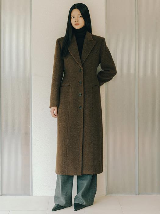 알파카 블렌드 싱글코트