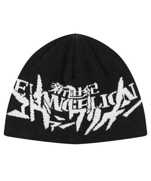 EVA LOGO BEANIE BLACK(MG2EMMAB32C)