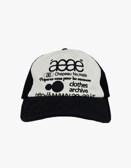 Web Logo Mesh Cap - Black