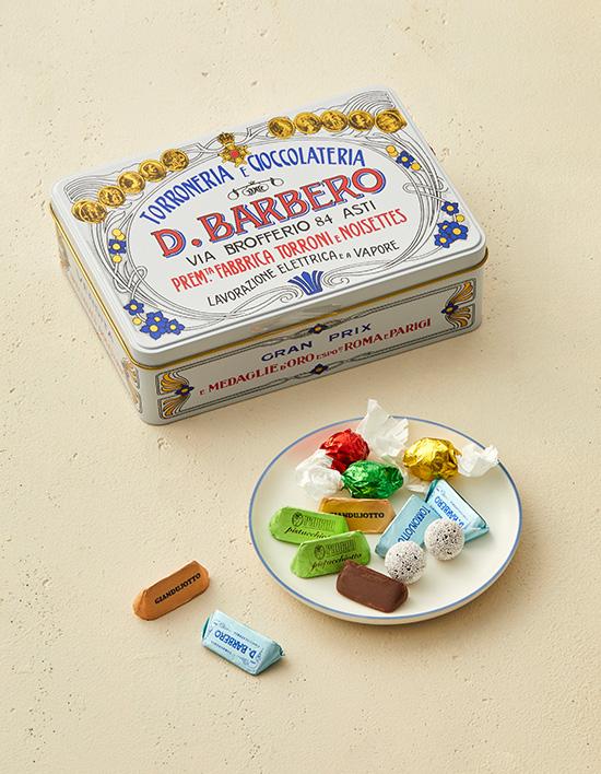 [디 바르베로] 그란 믹스 초콜릿 화이트 틴 420g