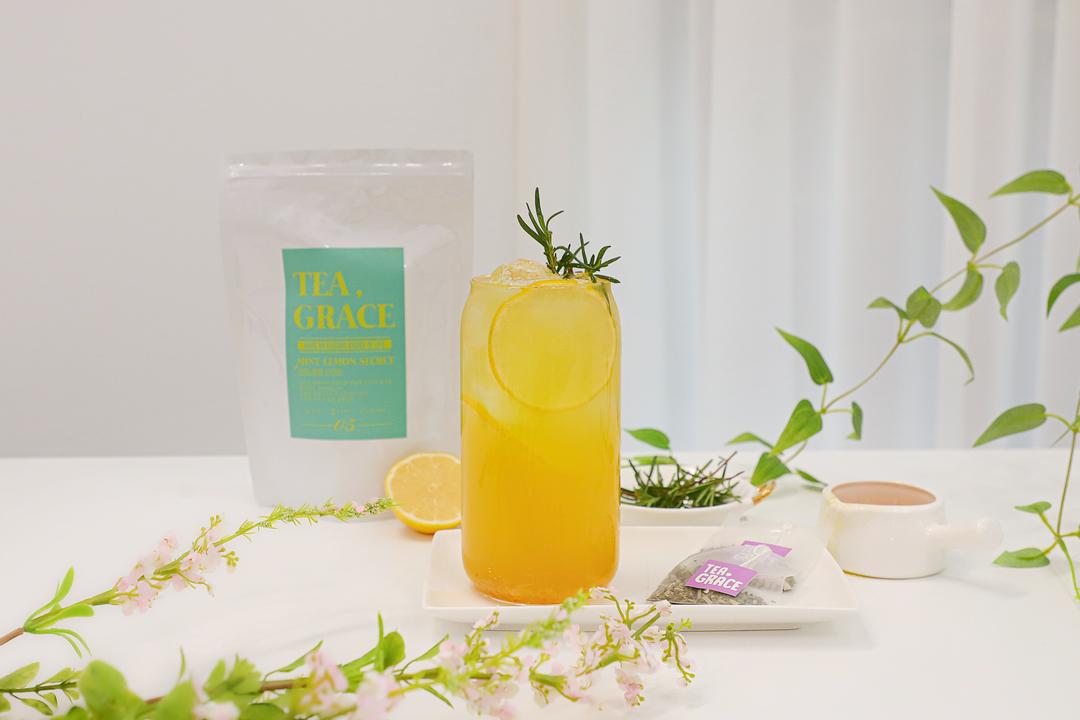 유자민트티 카페인없는차 페퍼민트 티그레이스 스타벅스 따라하기