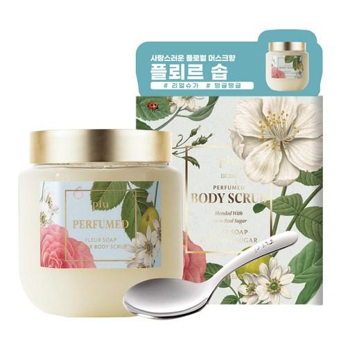 플루 퍼퓸드 슈가 바디 스크럽 플뢰르 솝 플로럴 머스크향, 500g, 1개 - 바디스크럽 | 쿠팡